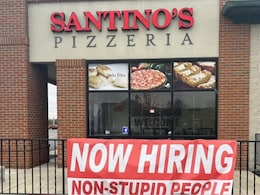 "Now Hiring Non-Stupid People": Sign At US Pizza Shop Draws Attention