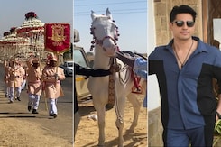 <i>Baraat</i> And Other Prep At Kiara Advani-Sidharth Malhotra's Wedding <i>Baraat</i> And Other Prep At Kiara Advani-Sidharth Malhotra's Wedding