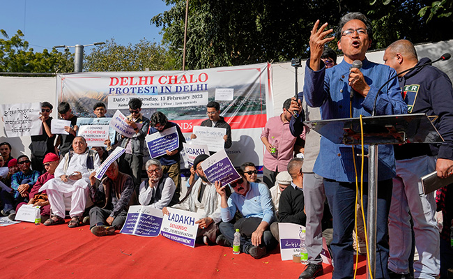 "Identity, Resources At Stake": Ladakh Groups Protest In Delhi To Demand Statehood
