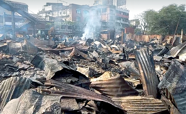 300 Shops Destroyed In Massive Fire At Assam Market