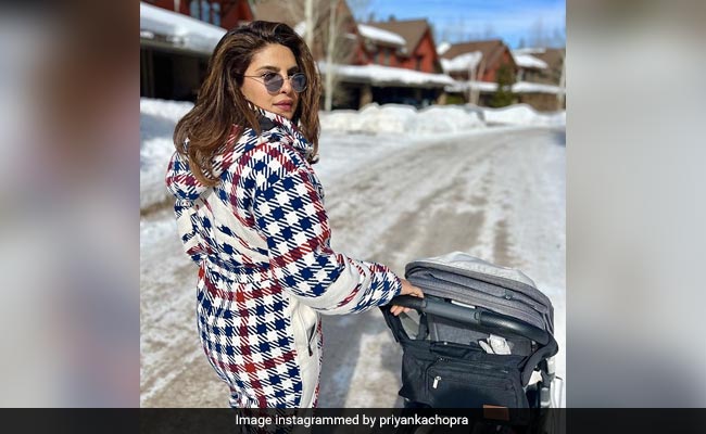 Priyanka Chopra Is Creating "Perfect Moments" Stylishly In A Checkered Winter Co-ord Set