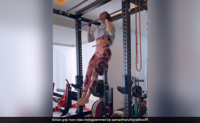जिम में जमकर पीसना बहाती नजर आईं समांथा रुथ प्रभु, एक्ट्रेस के वर्कआउट वीडियो ने मचाया जमकर धमाल