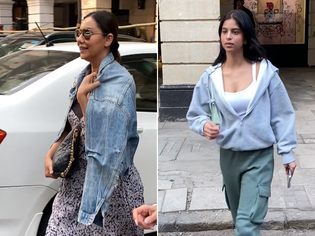Gauri Khan And Daughter Suhana's Day Out In Mumbai
