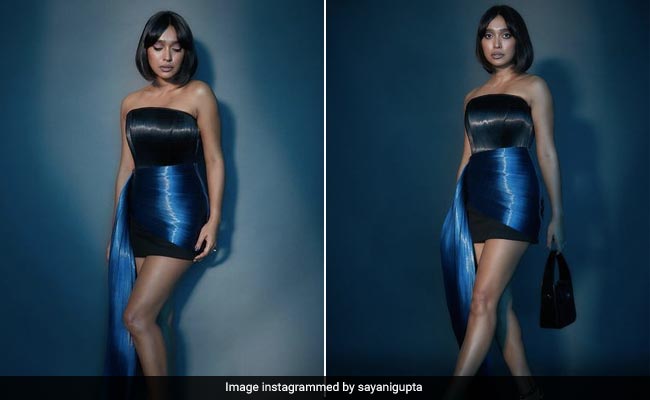 Sayani Gupta's Black And Blue Mini Dress Will 'Steel' Your Hearts