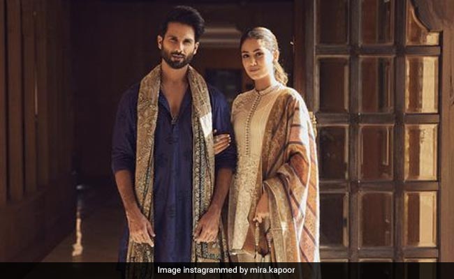 Pics Of <i>Ladkiwale</i> Shahid Kapoor And Mira Rajput From Kiara Advani-Sidharth Malhotra's Wedding