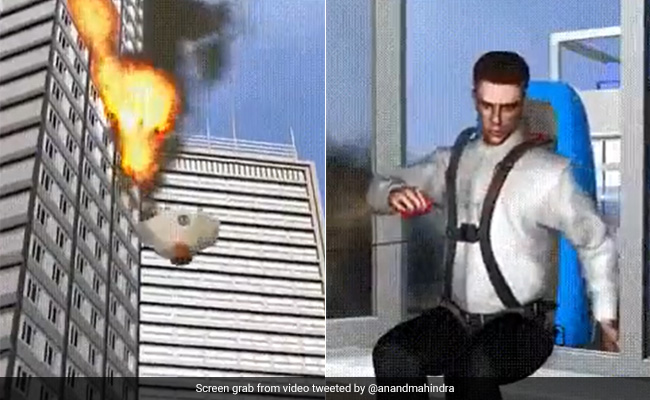 Anand Mahindra Shares Video Of ''Very Innovative'' Fire Safety Device