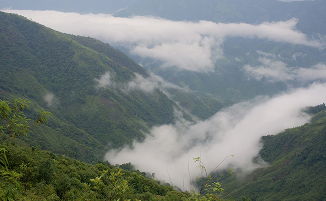 Election Staff Cross Rivers, Trek For Hours To Reach Meghalaya Poll Booths