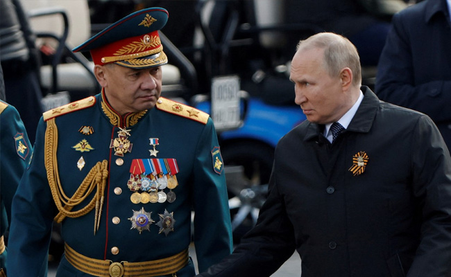 Putin Rewards Loyalty As Defence Minister Keeps Job After Ukraine Rout