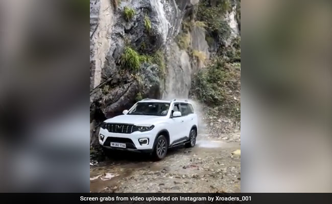 Viral Video: Man Takes His SUV Under A Waterfall And It Starts Leaking