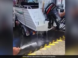 Watch: Man's Huge Mistake While Getting Fuel For Boat At Petrol Station Watch: Man's Huge Mistake While Getting Fuel For Boat At Petrol Station