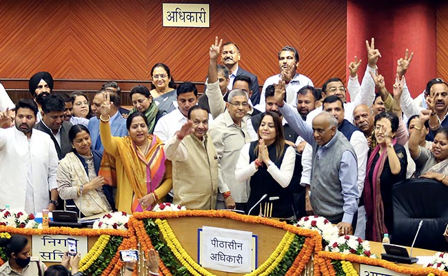 BJP Alleges Cross Voting By AAP In Delhi Mayor Election
