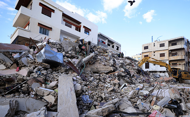 Insulated From War, Quake Brings "First Catastrophe" To This Syrian City