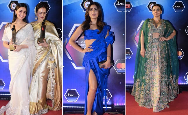 Dadasaheb Phalke International Awards: Alia-Rekha, Vidya, Shriya Came, Posed, Conquered The Red Carpet
