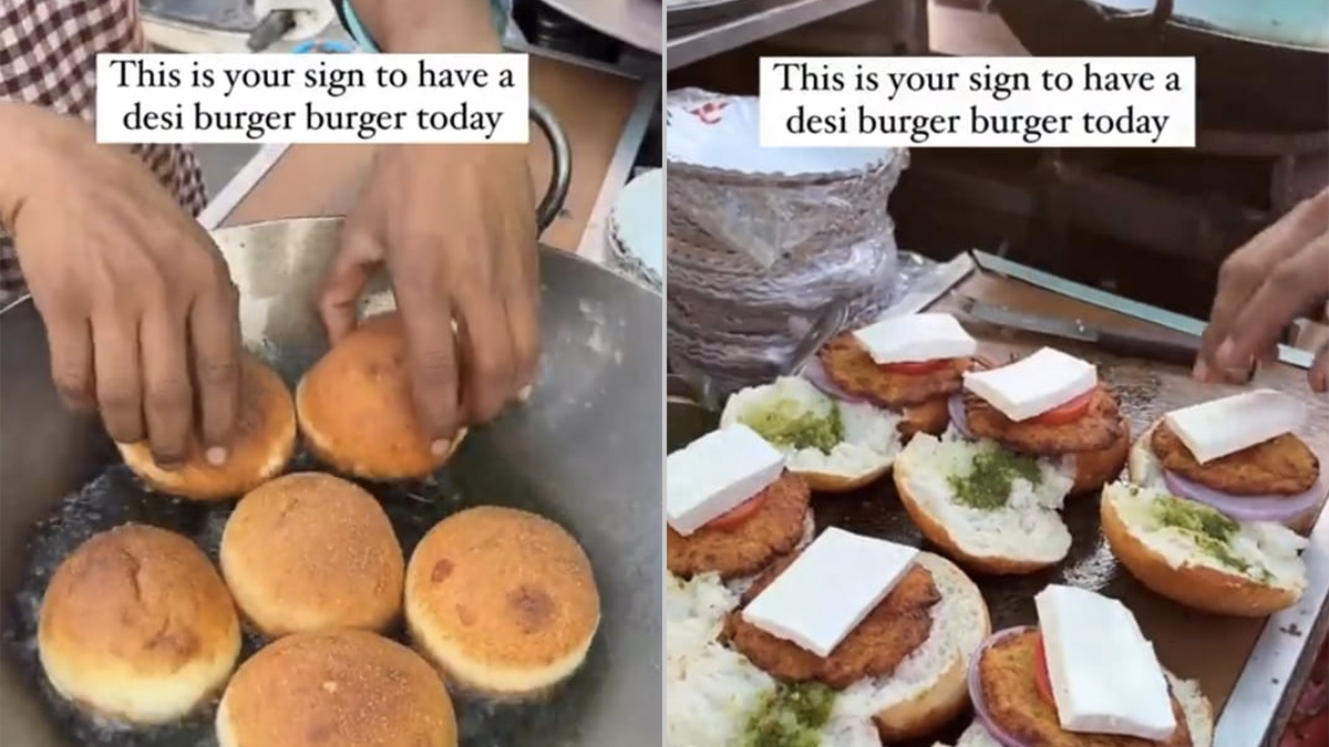 Deep-Fried Burger Buns? This "Desi Burger" Has Twitter Divided