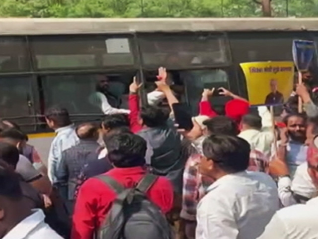 AAP Workers Detained As CBI Preps To Produce Manish Sisodia In Court