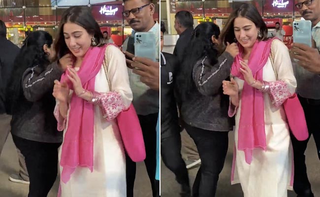 Viral: The Internet Is Outraged On Sara Ali Khan's Behalf After Fan Tries To Touch Her