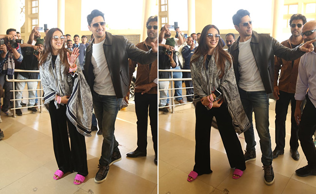 Kiara Advani And Sidharth Malhotra Travel In Casual Black As Chic Newlyweds
