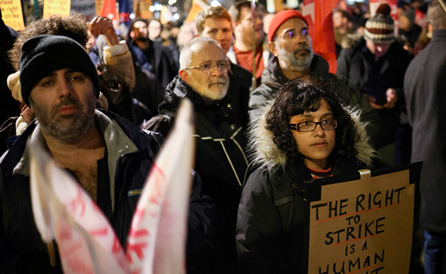 Biggest UK Strike In Years As Teachers, Train Drivers Walk Out Over New Law