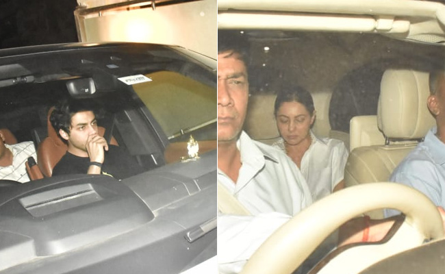 Shah Rukh Khan Visits Manager Pooja Dadlani's New Home With Wife Gauri And Son Aryan