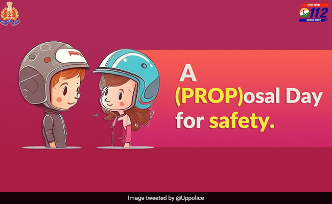 UP Police's Creative Take On Valentine's Week Talks About Women And Road Safety