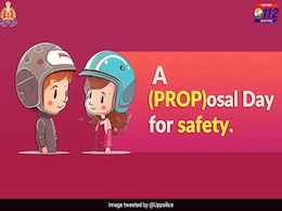 UP Police's Creative Take On Valentine's Week Talks About Women And Road Safety UP Police's Creative Take On Valentine's Week Talks About Women And Road Safety