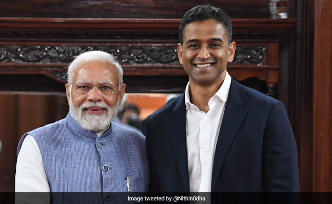 "...जब 72 वर्ष का होऊं" : ज़ेरोधा  के संस्‍थापक नितिन कामथ ने PM मोदी से मुलाकात के बाद किया ट्वीट