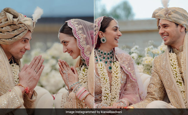 Kiara Advani Is A Picture Of Bridal Perfection Draped In A Manish Malhotra <i>Lehenga</i>