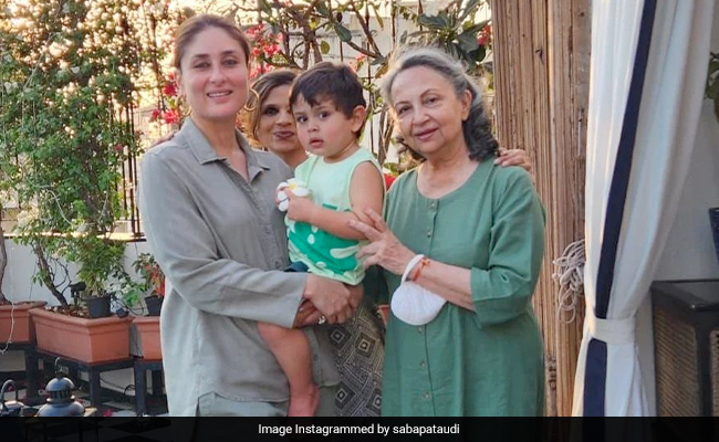 Kareena Kapoor, Sharmila Tagore And Jeh In An Adorable Fam-Jam Pic, Courtesy Saba Pataudi