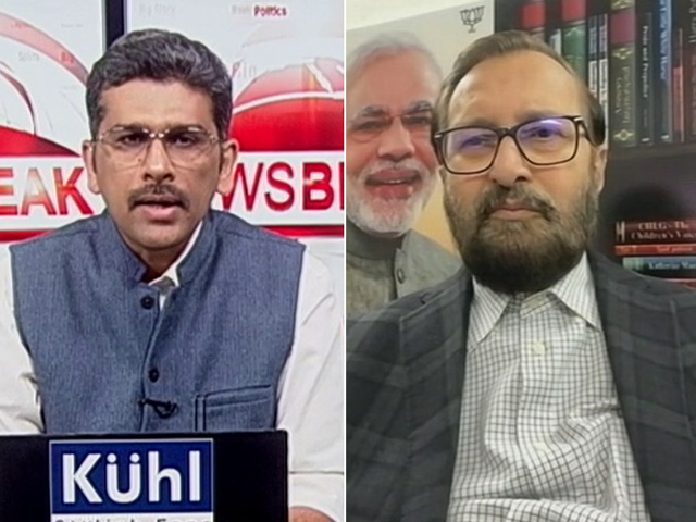 'Opposition Has Humiliated The Idea of Democracy': Prakash Javadekar Speaks To NDTV