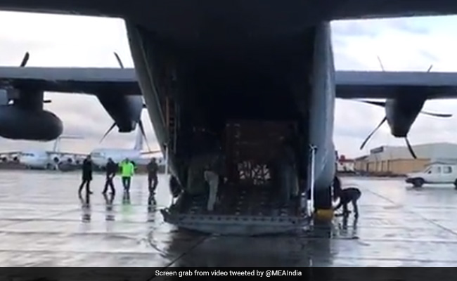 India Hands Over 6-Tonne Relief Materials To Earthquake-Hit Syria