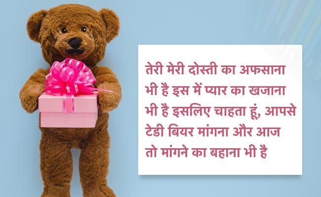 Happy Teddy Day 2023 : सुंदर से टेडी के साथ पार्टनर को भेजें ये प्यार भरा मैसेज और कहें हैपी टेडी डे