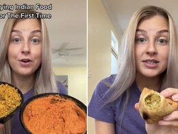 Viral Video: Foreign Influencer Tried Butter Chicken, Biryani And Samosa. Twitter Disapproves