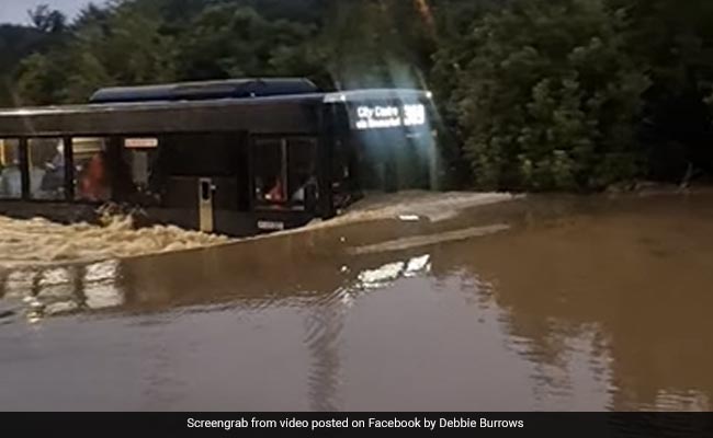 Viral Video Shows Bus Speeding Through Deep Floodwater In New Zealand, Internet Stunned