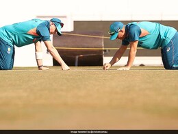 David Warner, Steve Smith 'Get Down To Business' As First Pic of Nagpur Pitch Surfaces David Warner, Steve Smith 'Get Down To Business' As First Pic of Nagpur Pitch Surfaces