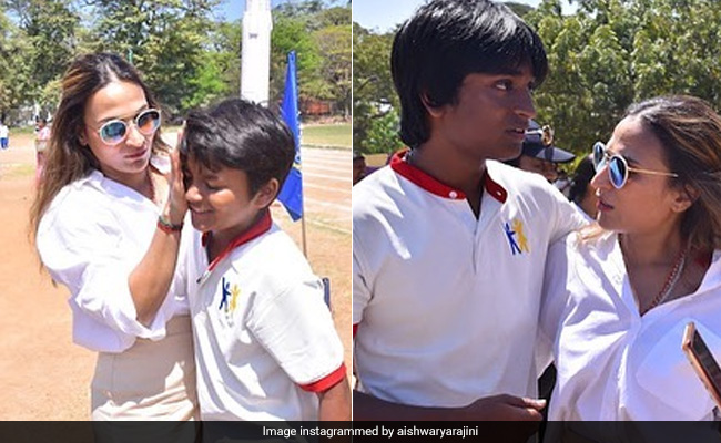 Aishwaryaa Rajinikanth Attends Sons Yatra And Linga's Sports Day, Shares Pics