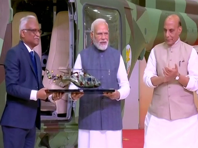 PM Unveils India's Biggest Helicopter Manufacturing Facility In Karnataka