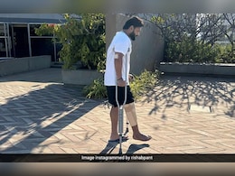 "One Step...": Rishabh Pant Shares First Images Of Walking Since Horrific Car Crash. See Pics