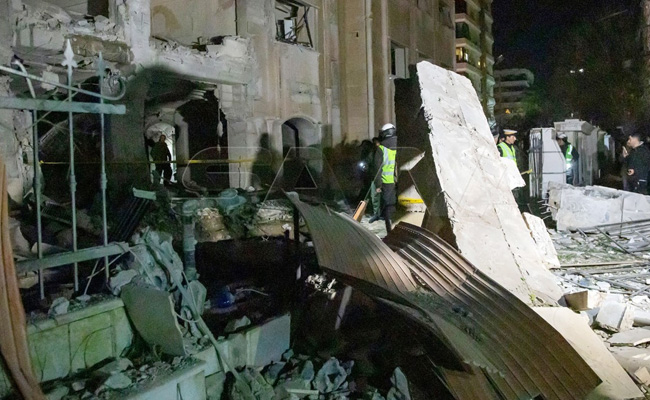 15 Killed As Israeli Strike Hits Heart Of Syria's Security Elite