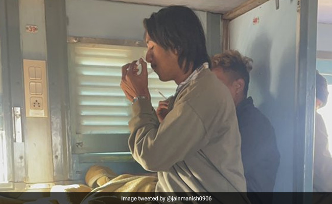 Passenger Shares Video Of Men Smoking In Train Compartment, Railways Responds