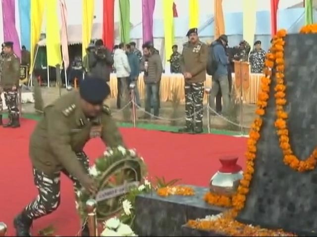 Officials Pay Tribute To 2019 Pulwama Attack Killed At Lethpora Memorial