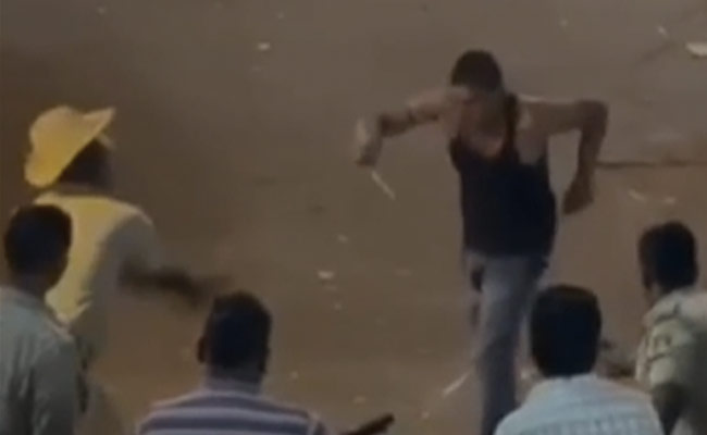 Video: Karnataka Man Shot At By Cops. He Was Threatening Locals With Knife