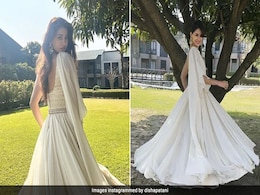 Disha Patani's White <i>Anarkali</i> Is Peak Springtime Wedding Gorgeousness Disha Patani's White <i>Anarkali</i> Is Peak Springtime Wedding Gorgeousness