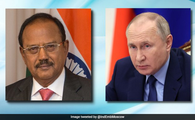 National Security Advisor Ajit Doval Meets Russia President Vladimir Putin In Moscow
