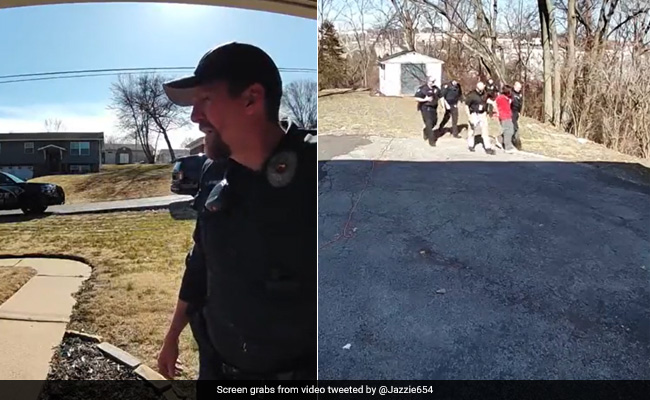 Watch: Doorbell Camera Helps US Cops Find A Youngster Hiding In Trash Can