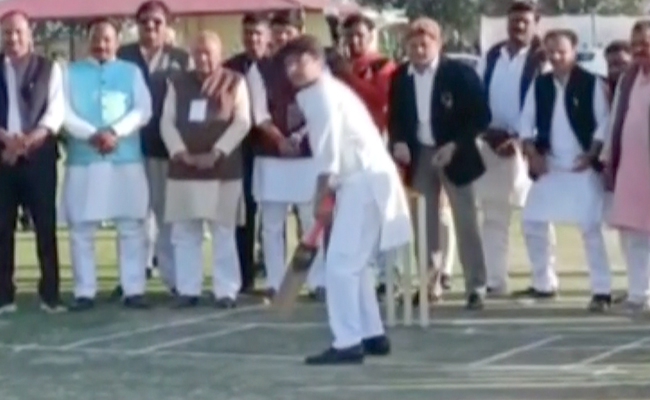 BJP Worker Injured By Ball Hit By Minister Jyotiraditya Scindia During Cricket Match