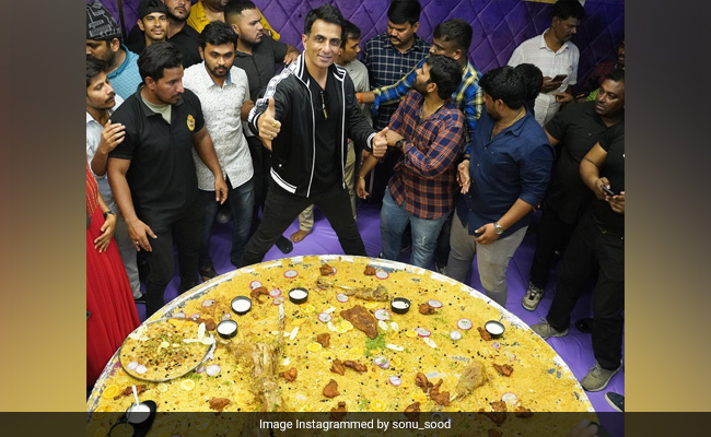 "India's Biggest Plate" Named After Sonu Sood In Hyderabad
