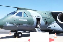 Aero India 2023: Brazil's Embraer Showcases C-390 Millennium Transport Aircraft Aero India 2023: Brazil's Embraer Showcases C-390 Millennium Transport Aircraft