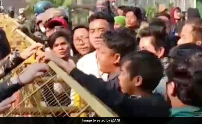 Video: 10 Injured As Clash Erupts In Arunachal Over Exam Paper Leak