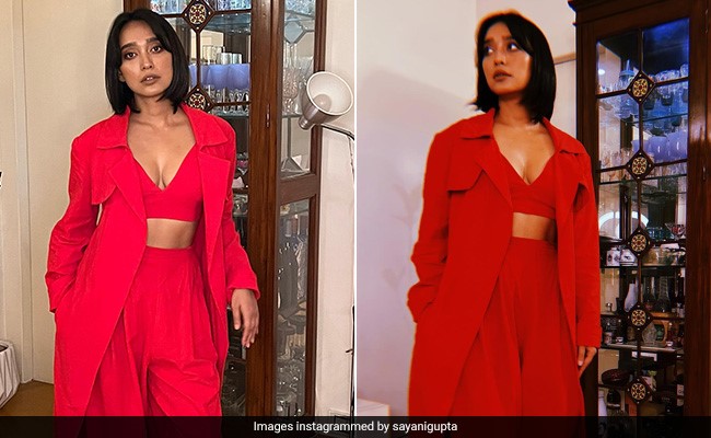 Sayani Gupta In A Red Co-Ord Set Is The Only Red Flag We Ever Want To Accept