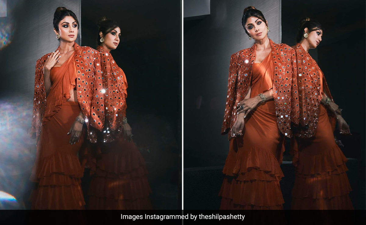 Shilpa Shetty "Reflects" On Her <i>Saree</i> Choices And Adds A Power Twist To It